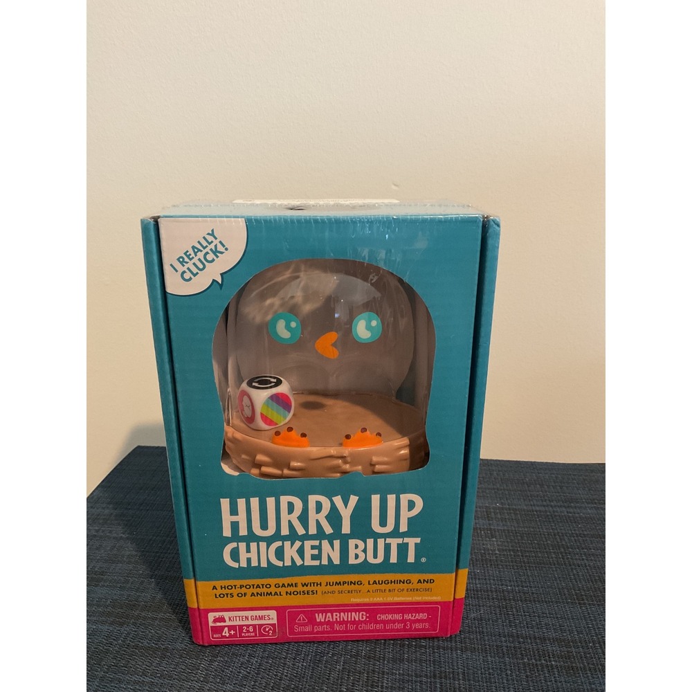 Kitten Games Hurry Up Chicken Butt Hot Potato Activity Game New Sealed